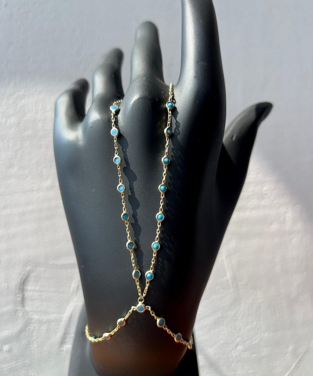 The Turquoise Hand Chain