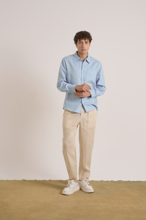 Linen Trousers Charles Beige