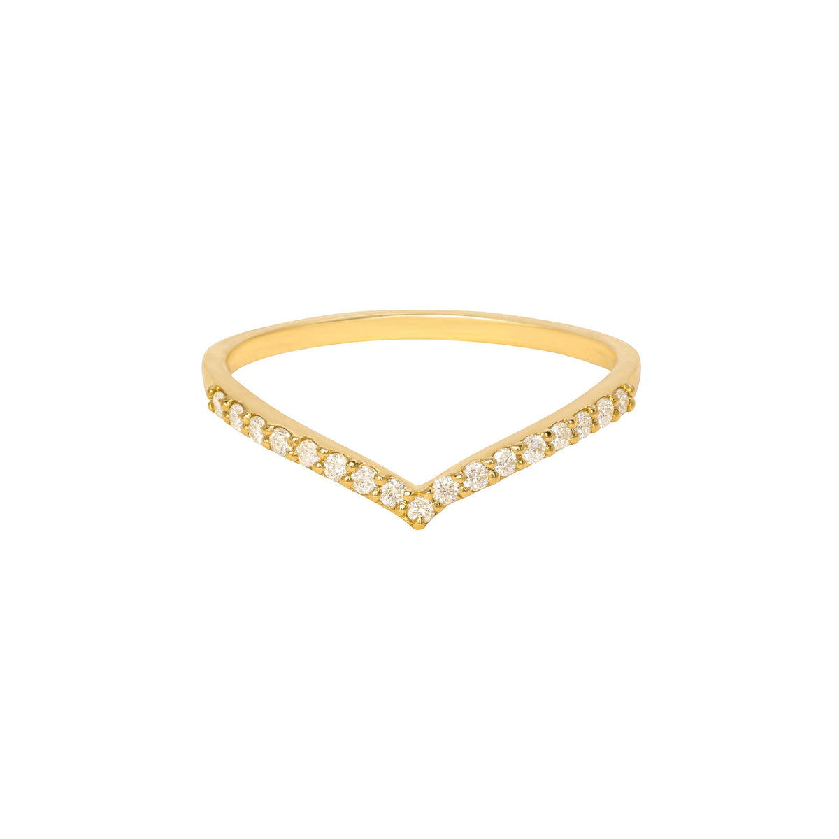 Pave Diamond V Band