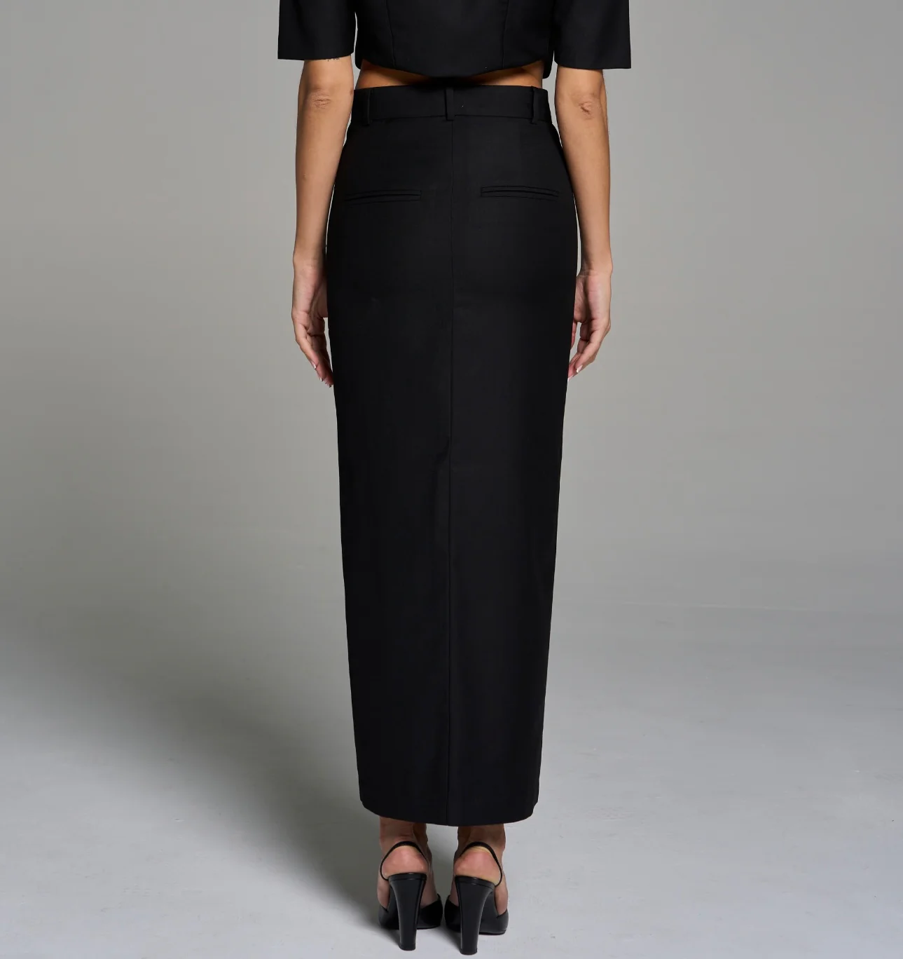 Front Slit Pencil Skirt