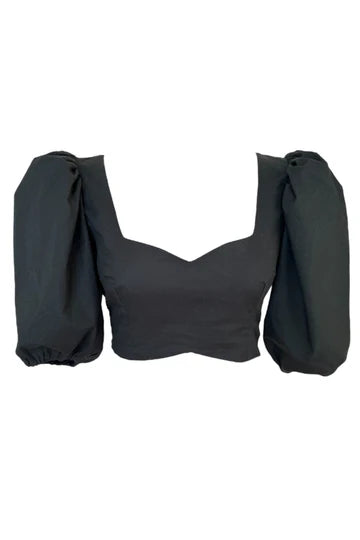 Onyx Pansy Top