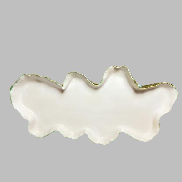 Irregular Shaped Oval Platter- Meduse 066