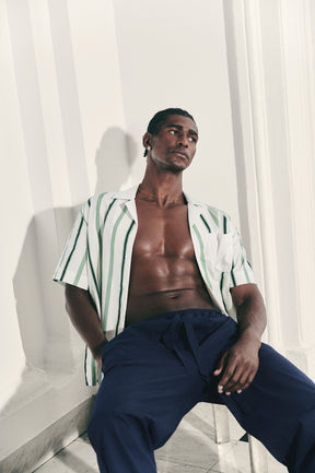 Trad stripe shirt - Off White