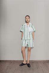 Trad stripe shirt - Off White