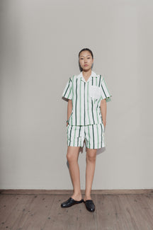 Trad stripe shirt - Off White