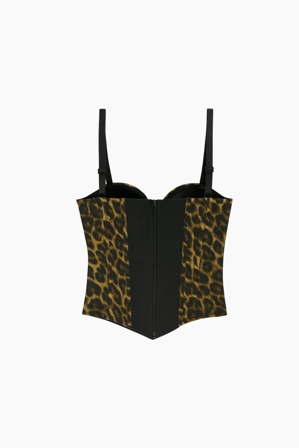 Leopard print corset 