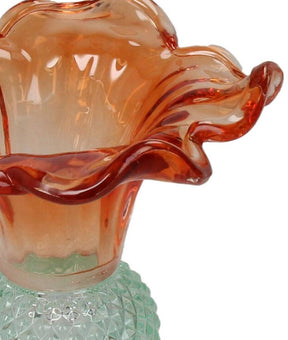 KAL-6227 Candle Stick Glass Multi 13.5x13.5x12cm