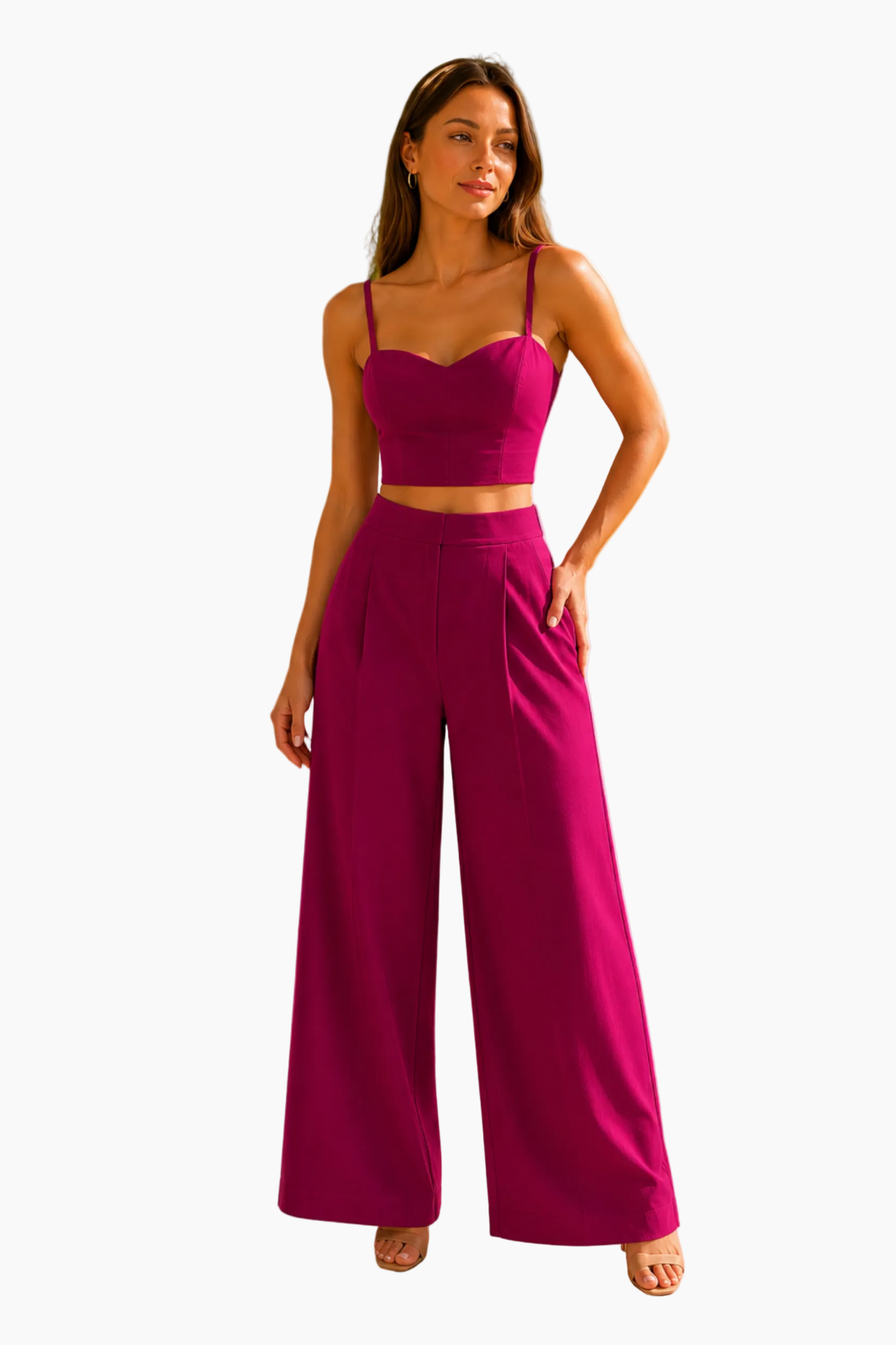 Sweetheart Neck Co-Ord Set