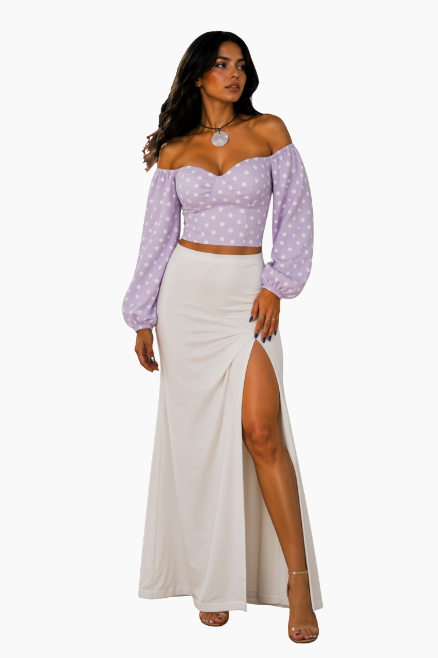 Long Sleeve Offshoulder Top