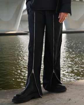 Signature Zipper Trouser