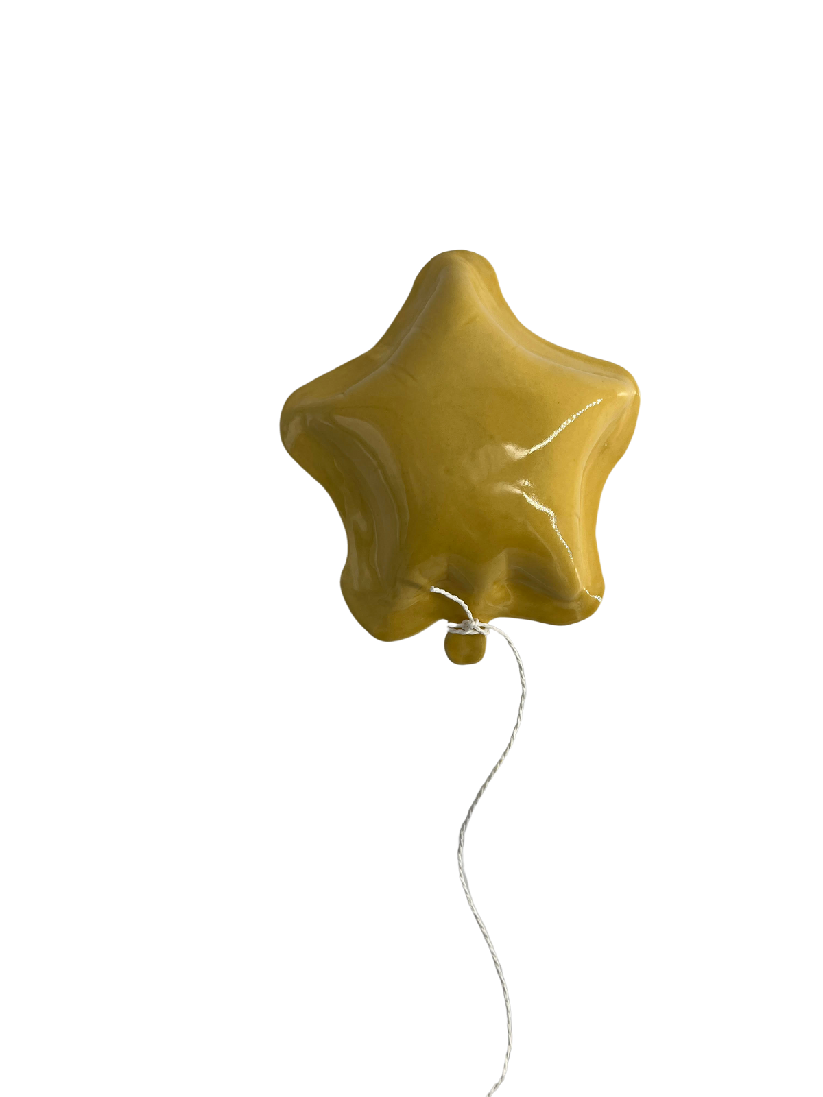 Small Hanging Star Balloon | Mustard