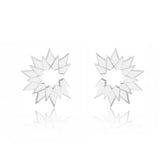 Sunburst Enamel Earring