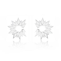 Sunburst Enamel Earring