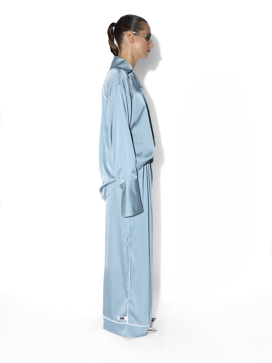 Ticket Silky Set | Baby Blue