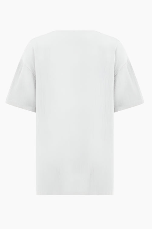 Plain white v neck t-shirt 