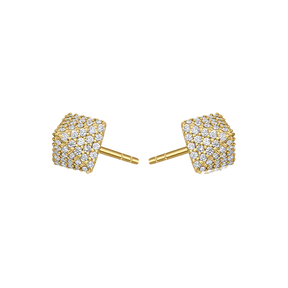 Diamond Pyramids Earrings