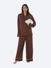 Ticket Silky Set | Brown