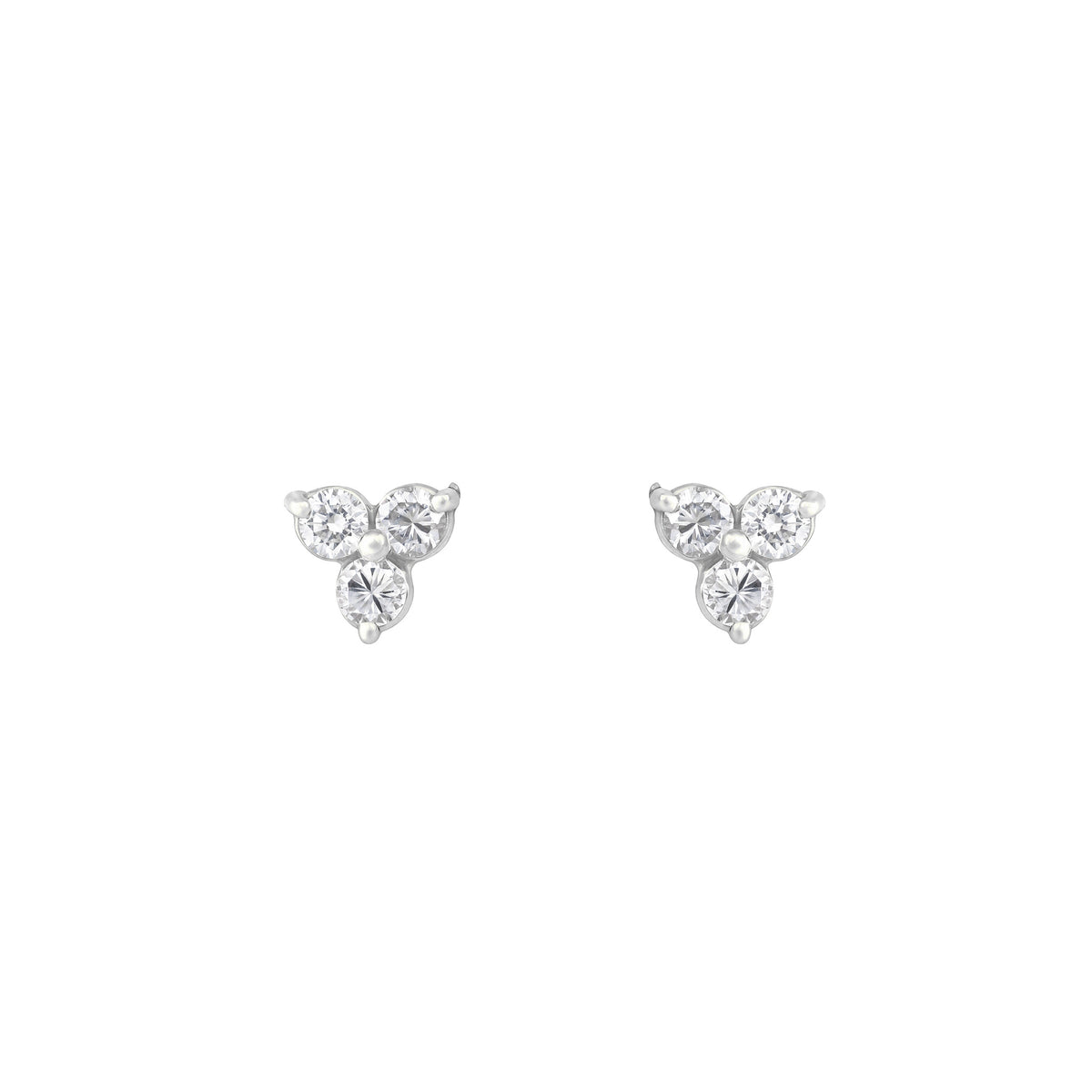 Triangle Diamond Studs