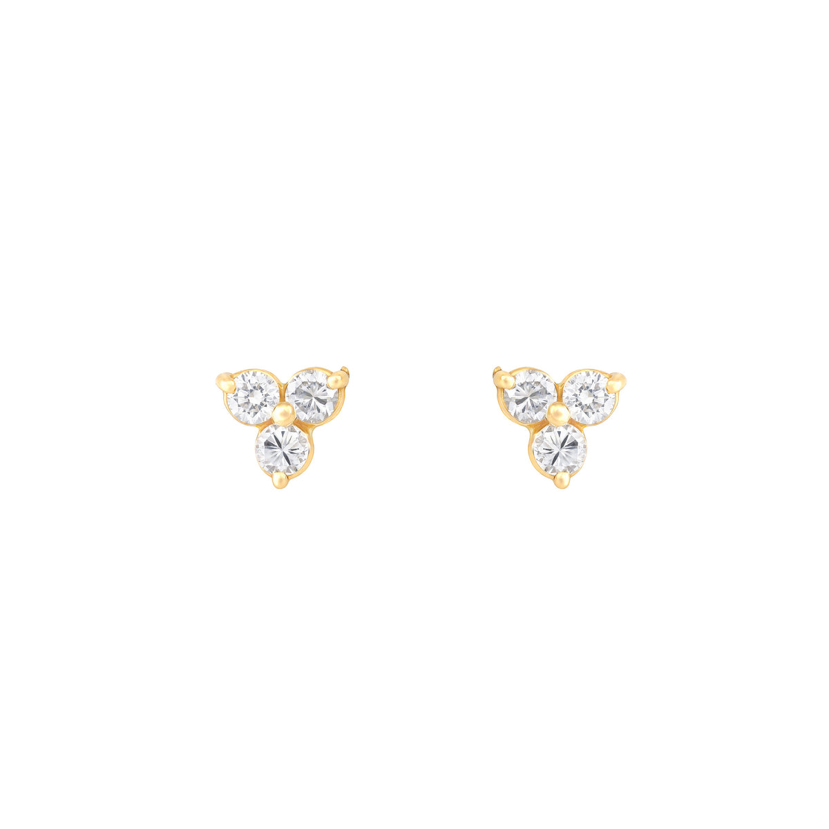 Triangle Diamond Studs