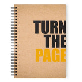 'Turn the Page' - A5 Notebook