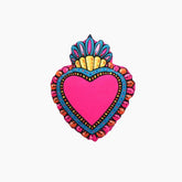 HD0597 Cushion Milagro Heart Pink