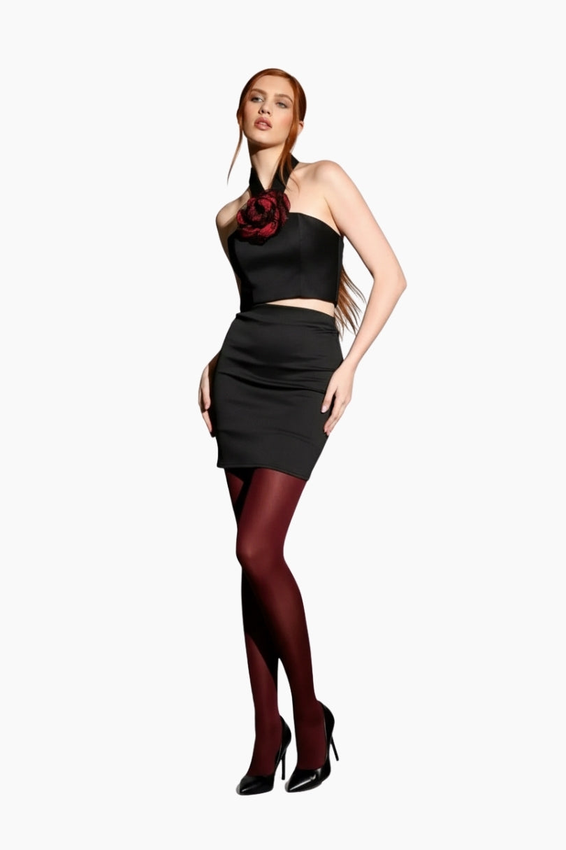 Crop Top With Flower