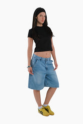 J Jorts In Light Blue