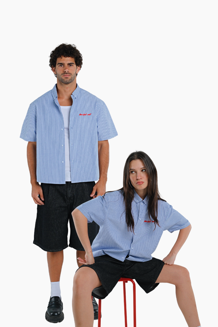Striped Blue Shirt
