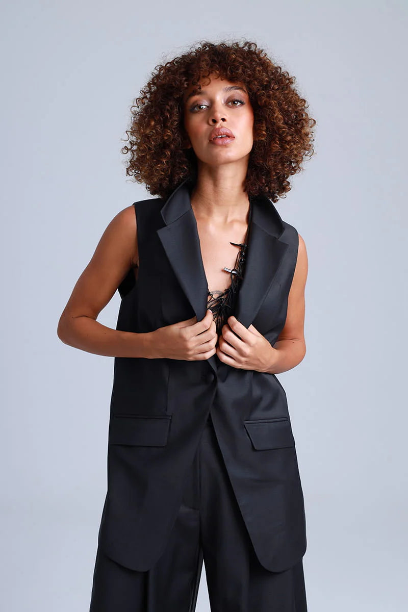 Virgin Wool Waistcoat Liza