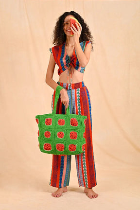 Watermelon Crochet Beachtote