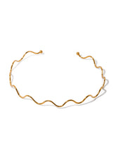 Wavy Gold Necklace