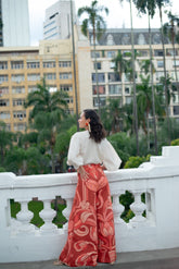 5118899 Ikebana Printed Pants