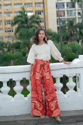 5118899 Ikebana Printed Pants