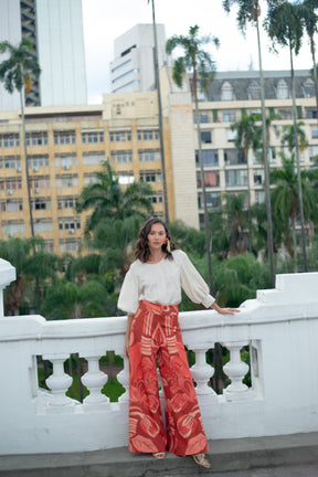 5118899 Ikebana Printed Pants