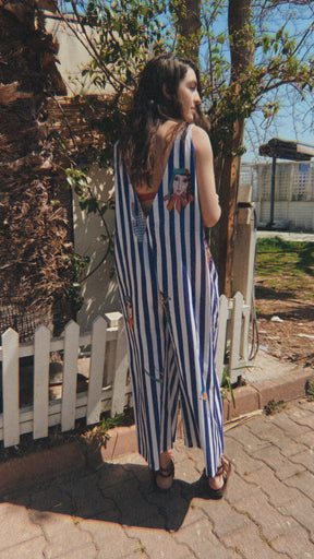 STRIPE NO2 - COVERALLS FOR BEACH
