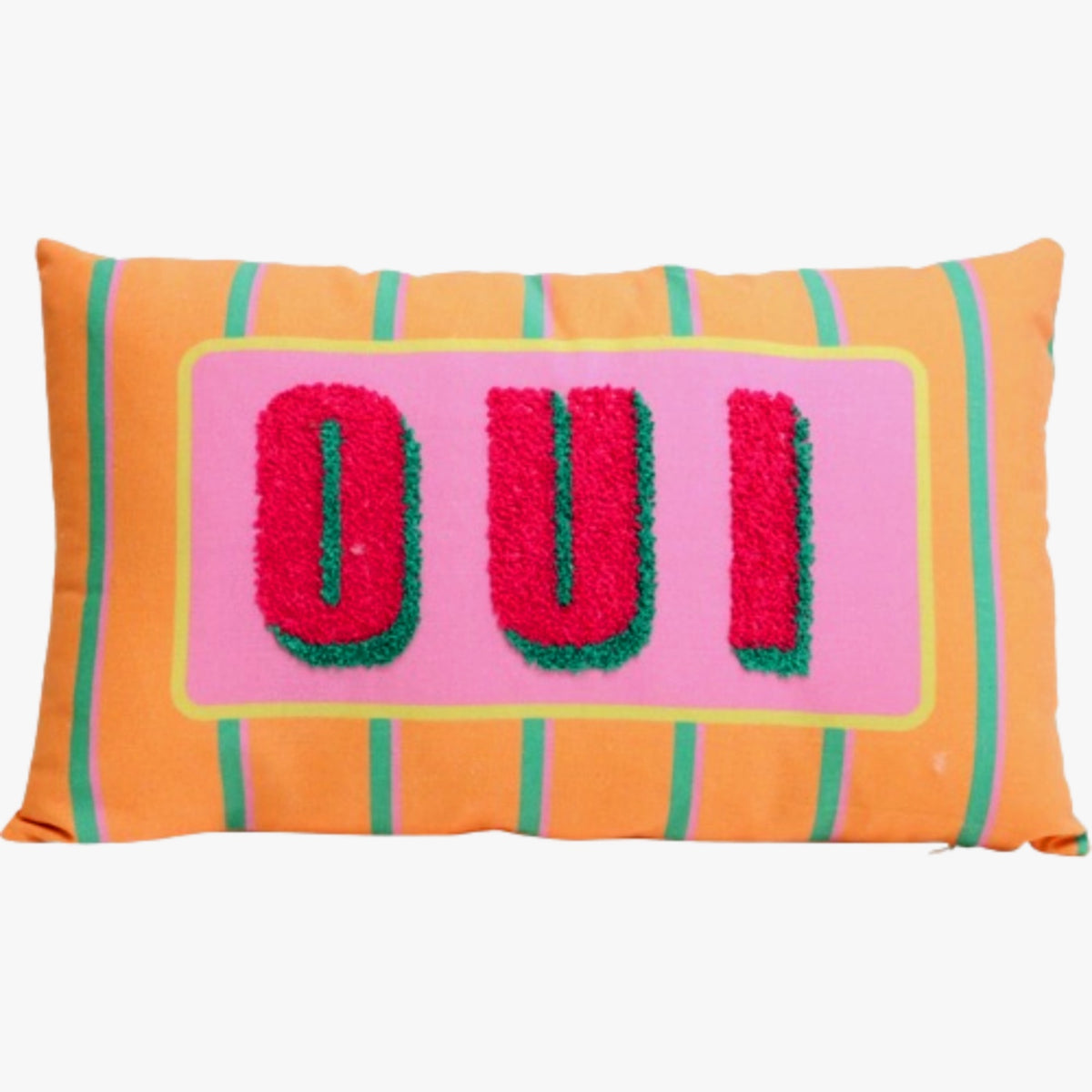 CUSHION COVER"OUI" 30X50