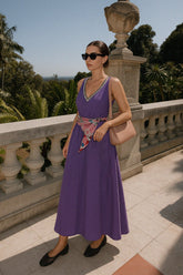 Backless Dress with Crochet Details