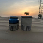 Coastal Clay Artisan Storage Jar – 14 cm