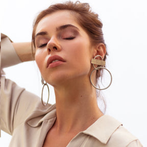 Doubel Circle Earring