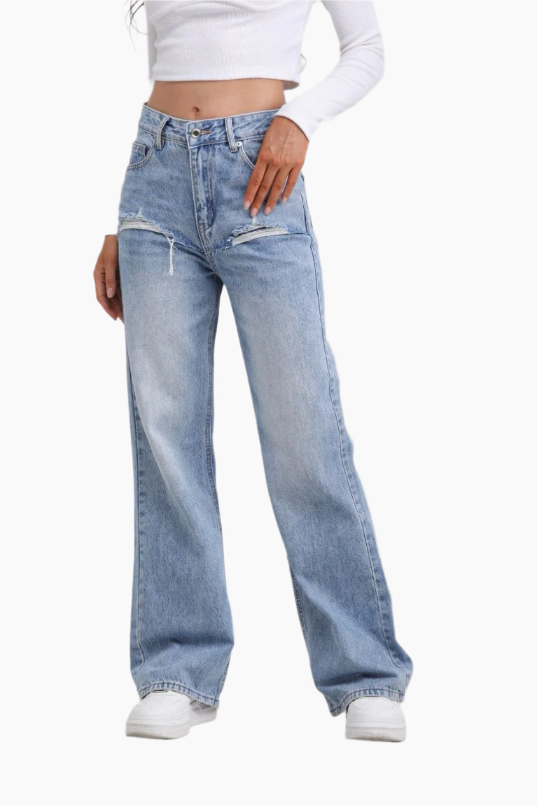 Light blue jeans