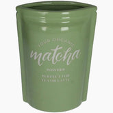 KAL-7600 Vase Matcha Fine Earthenware Green 16x9x22.5cm