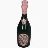KAL-7606 Vase Prosecco Bottle Earthenware Green 9.8x9.8x32c