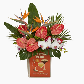 KAL-7743 Vase Book Cocktail Club Dolomite Orange 15x5.5x18c