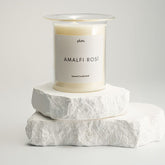 Marble candle insert- Amalfi Rosi