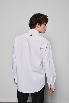 White Off-Side Shirt: Unisex