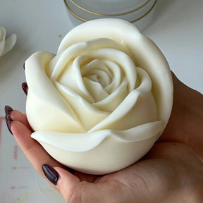 White Rose Candle - Large