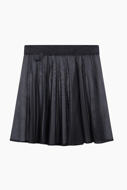 Black skirt with elastic waistband