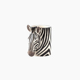 Zebra-shaped ceramic mug 