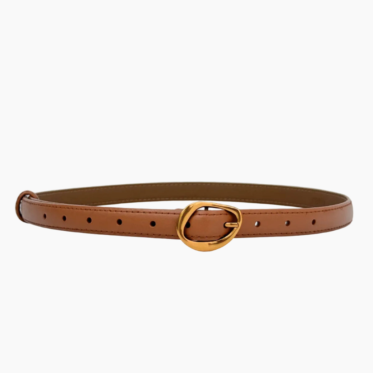 Orb Buckle Belt – Camel