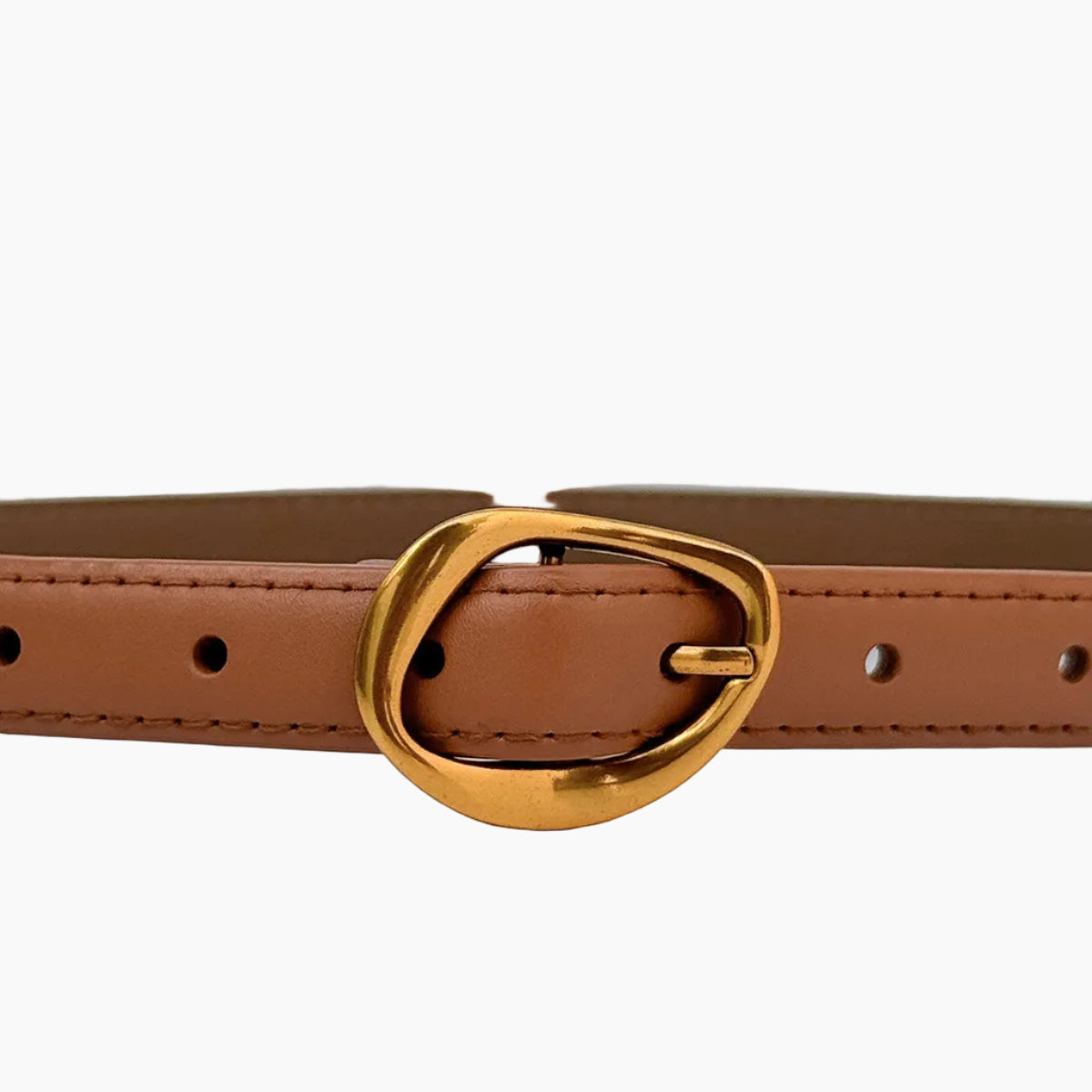 Orb Buckle Belt – Camel